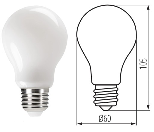 KANLUX LED žiarovka A60 E27 veľký závit 10W=100W 1520lm neutrálna biela