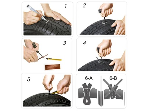 Opravné vložky do bezdušových pneumatík Carmotion