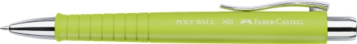 FABER-CASTELL Automatické guľôčkové pero s vymeniteľnými náplňami Poly Ball XB LIMONKA