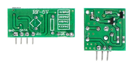 433 MHz Arduino rádiový vysielač + modul prijímača
