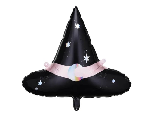 Fóliový balón Halloween čarodejnícka čiapka 60 cm