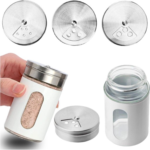 Nádoba na korenie Salt Pepper White 90ml