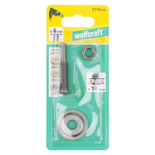 Upevňovací kolík pre brúsne kotúče Wolfcraft