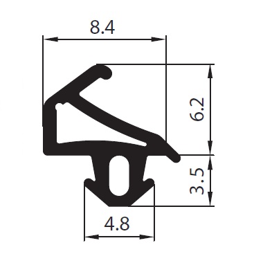 Tesnenie pre plastové okná PVC S-1155