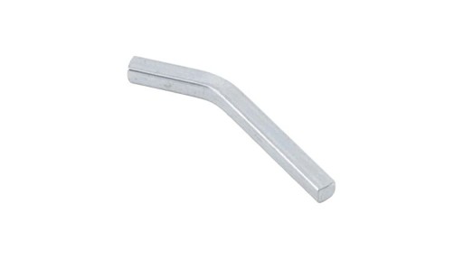 Zalomený klinový kľúč pre plné hriadele s drážkou 6,3mm/6,3mm L=75mm