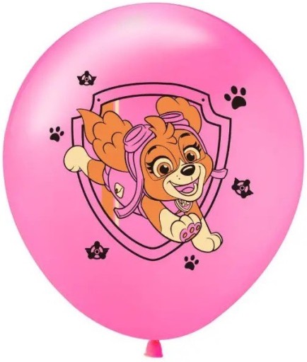 SADA BALÓNOV PAW PATROL SKYE CHASE RUBBLE BIRTHDAY HEL 10ks