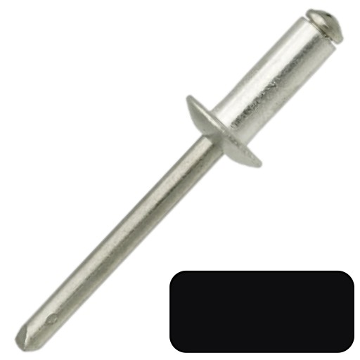SLEPÉ NITY 4X10mm - FARBA RAL9005 - 100 KS