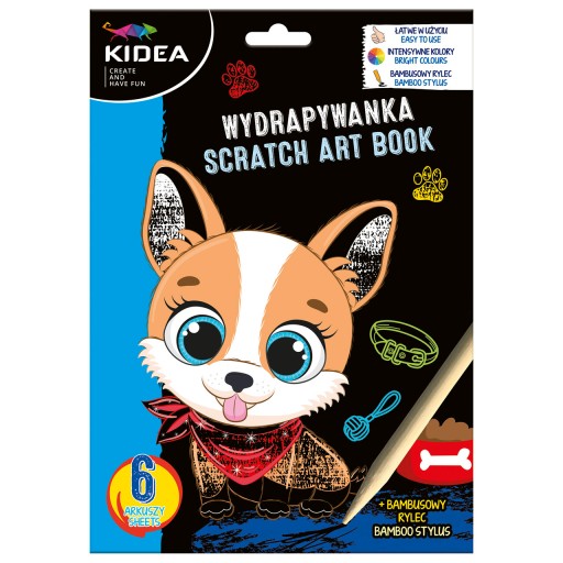 Stieracia hra Stieracia hra A5 Psy 6 listov KIDEA