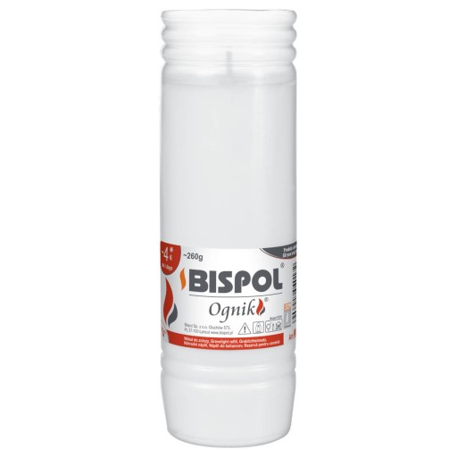 Parafínová vložka do sviečky Bispol WP4 96h 4 dni 1 kus
