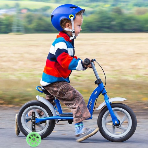 BOČNÉ PODPORNÉ KOLESÁ PRE DETSKÝ BICYKEL LED 12-20