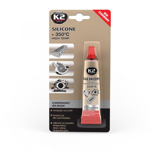 K2 červený silikón 21g
