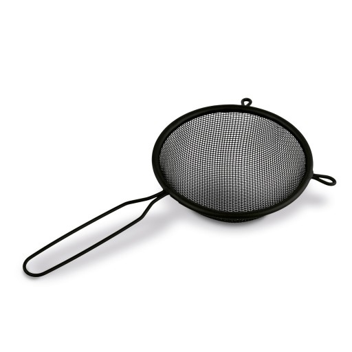 KUCHYNSKÉ SITKO okrúhle s rúčkou, KOVOVÉ SITKO na múku, práškový cukor, 16 cm