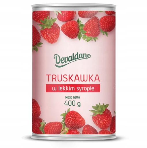 Jahodové jahody v sirupe 400g Devaldano