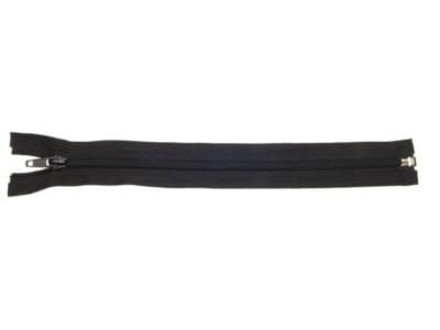 Rozdeľovací zips 75cm Čierny 10 ks