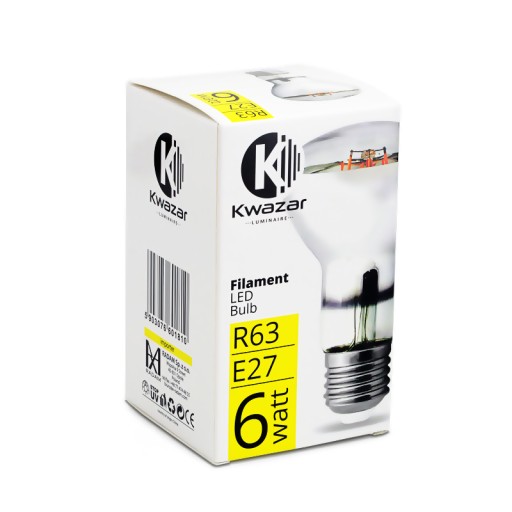 LED žiarovka E27 Filament 6W REFLEKTOR R63 vyhrieva