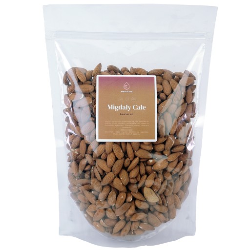 Kalifornské mandle 500g Wenatural – celé, veľké, orechy
