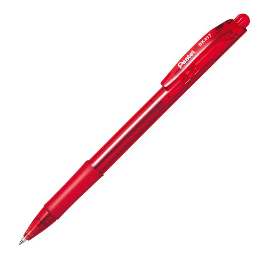 Automatické guľôčkové pero BK417 WOW PENTEL červené OFFICE