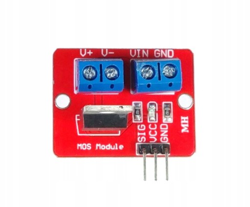 IRF520 PWM ovládač pre 5A a 24V MOSFET Arduino