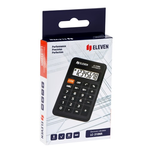 Jedenásť vrecková kalkulačka LC310NR