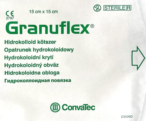 ConvaTec - GRANUFLEX - 15cm x 15cm 1 ks.