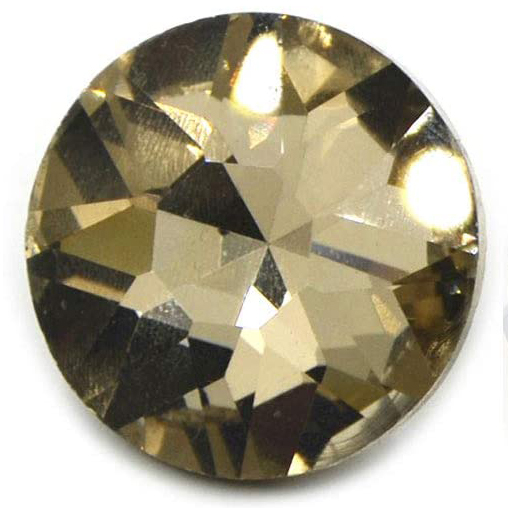 Gombík čalúnenia 30 mm Crystal HNEDÁ