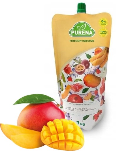 Mangové pyré 100% 1KG Purena