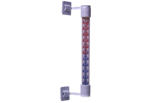 Vonkajší teplomer, stredne biely, 27CM, POĽSKÝ