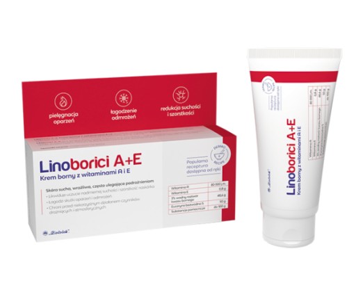 Krém Linoborici A+E born s vitamínmi A a E 50 g