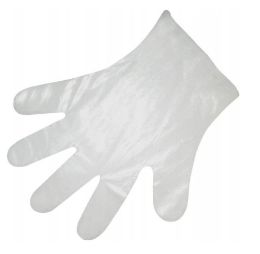 RUKAVICE Z HDPE FÓLIE L 100 kusov