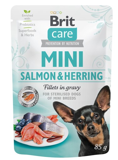 Brit Care Mini Salmon Filety z lososa 85g