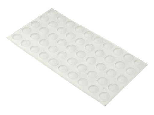 NÁRAZNÍKY SAMOLEPIACE SILIKÓNOVÉ 10x3mm 50ks
