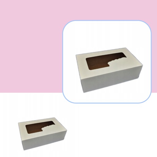 BALENIE NA TORTY 25X15X8 BIELY BAL S OKIENKOM