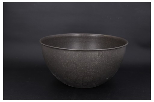 Plastová kuchynská misa s pokrievkou, hnedá, bio, 29 cm, na šalát, hranolky, 6l