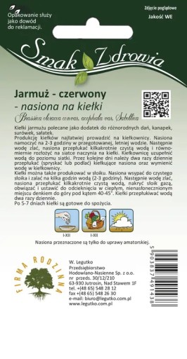 Semená kapusty kelu 5g - Semená - W. Legutko