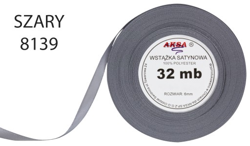 SATÉNOVÁ STUHA 6MM 32MB FARBY