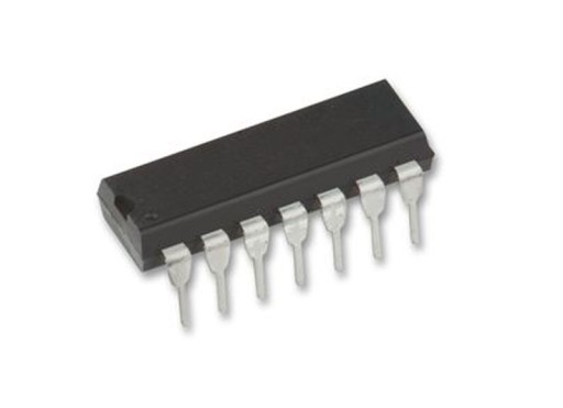 74LS28 IC: 4x 2-vstupové hradla NOR