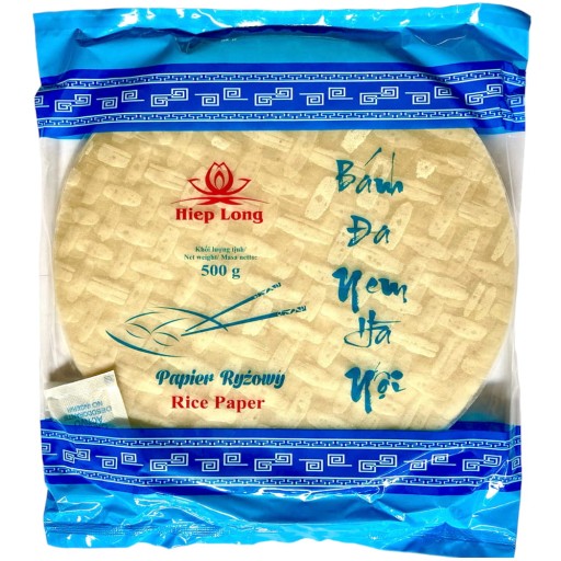 Okrúhle ryžové papierové Vietnamské jarné rolky 500g HIEP