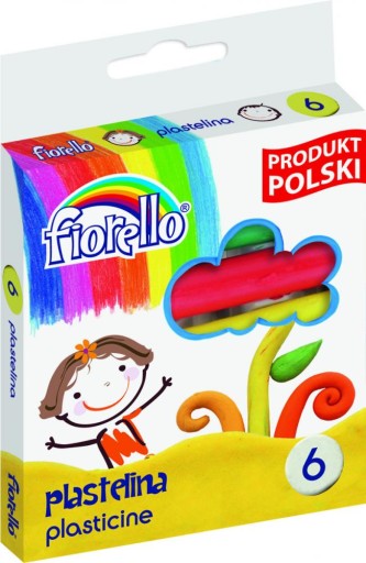 Fiorello plastelína 6 farieb