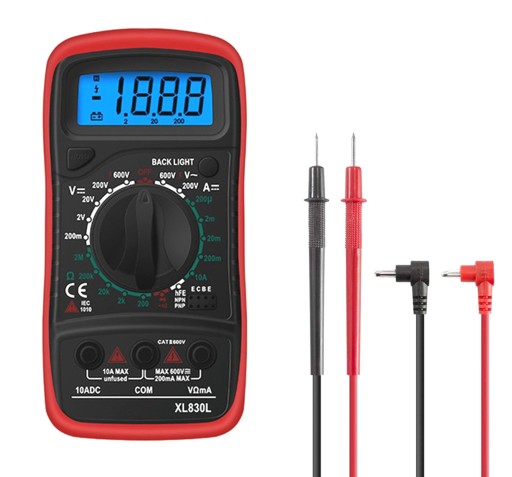 DIGITÁLNY MULTIMETER SPOTREBY MERAČ PRÚDOVÉHO NAPÄTIA LCD XL830L AG102D