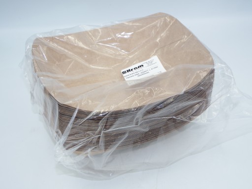 HNEDÁ BIO/L podnos 137X86X52 KRAFT BALENIE 50 KS