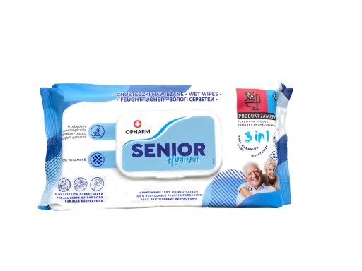 Senior Hygienic telové utierky 72 ks.