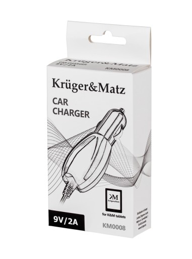 Kruger&Matz autonabíjačka 9 V / 2 A DC 12-24 V