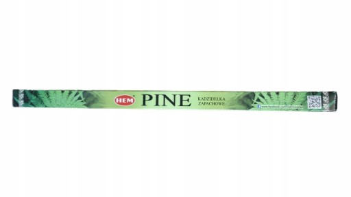 Indické vonné tyčinky HEM dlhé vonné tyčinky PINE Pine 8 ks