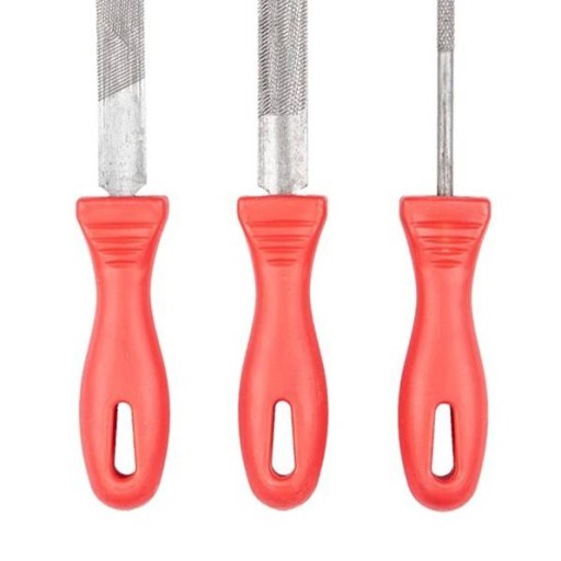 Sada 3x brúsnych pilníkov na kov Top Tools