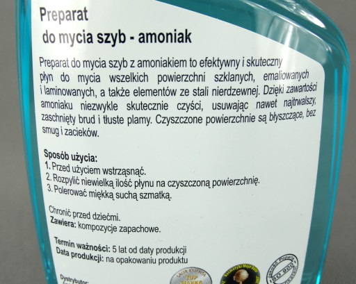 MOJE AUTO - ČISTENIE OKIEN TEKUTÝ Čpavok - 650ml