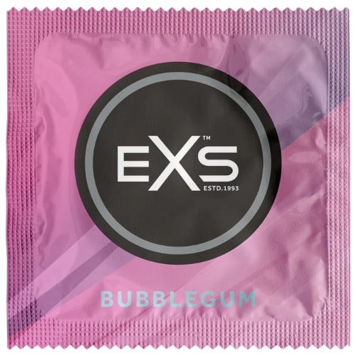 EXS BUBBLEGUM vonné kondómy s príchuťou žuvačky, 1 ks sex