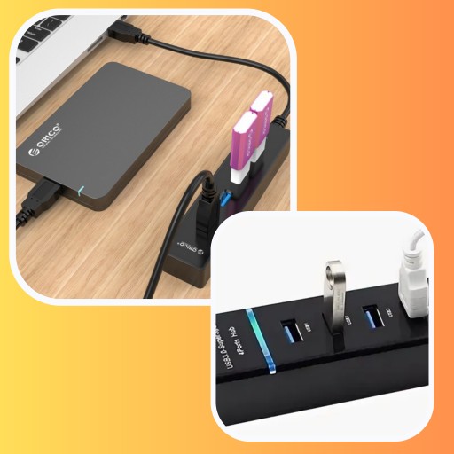 SPLITTER PORT SPLITTER HUB 4x USB 3.0