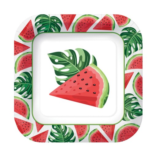 PAPIEROVÉ TANIERE 23CM VODOVÝ MELÓN 10 KS