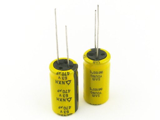KONDENZÁTOR 470uF / 63V 13x25 L.ESR SAMYOUNG 5KS.