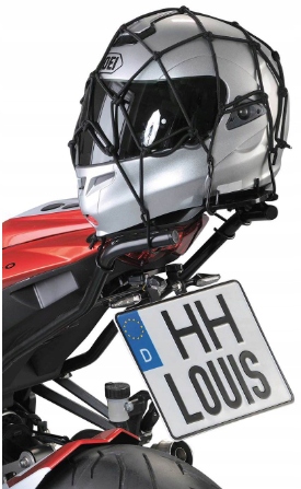 SIEŤ NA BATOŽINU MOTO PRILBA MOTORKA NA MOTOCYKLE PAVÚK